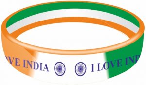 I Love India Wristband