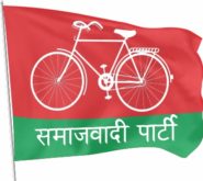 Samaj Wadi Party Satin Flag