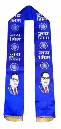 JAY BHIM SATIN MUFFLER PHOTO