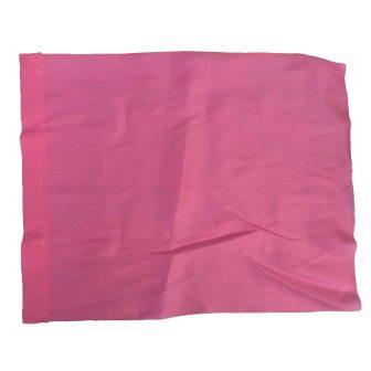 PINK satin flag